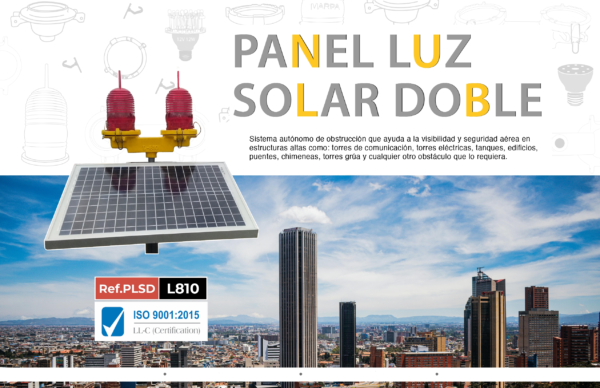 Baliza Solar Doble Tipo L810